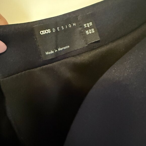 ASOS Design off-shoulder bubble hem mini dress - Size 10 - NWT - Picture 3 of 6